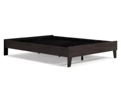 Piperton Black Queen Platform Bed Base 19 Piperton Black Queen Platform Bed Base -DHP Sales Store 810591749 5
