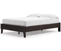 Piperton Black Full Platform Bed Base 12 Piperton Black Full Platform Bed Base -DHP Sales Store 810591751 1