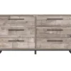 Neilsville Whitewash 6-Drawer Dresser -DHP Sales Store 810591829 5 1