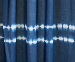 Bell Navy & White Ink Blot Polyester Shower Curtain Set -DHP Sales Store 810591918 A8 3