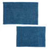 Tapestry Blue 2-Piece Bath Rug Set -DHP Sales Store 810593989 A0
