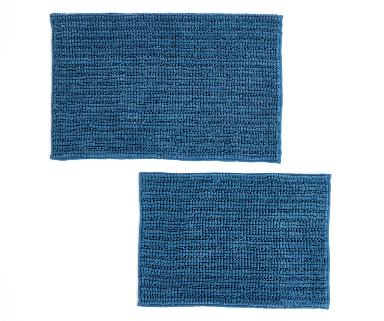 Tapestry Blue 2-Piece Bath Rug Set 3 Tapestry Blue 2-Piece Bath Rug Set