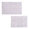 Microchip Gray 2-Piece Bath Rug Set -DHP Sales Store 810593990 A0