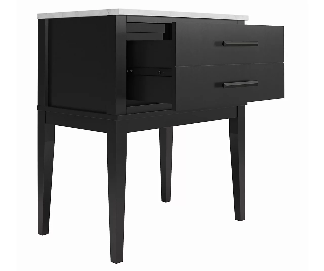 Ameriwood Madison Lane Faux Marble Nightstand 5 Ameriwood Madison Lane Faux Marble Nightstand - Image 3