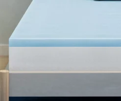 Serta Perfect Sleeper Easy Saver Blue 2" Memory Foam Topper -DHP Sales Store 810597381 5