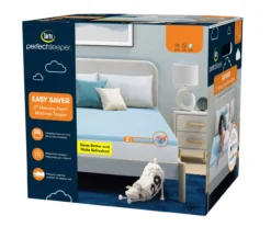 Serta Perfect Sleeper Easy Saver Blue 2" Memory Foam Topper -DHP Sales Store 810597383 1