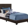 Monarch Faux Leather Twin Bed -DHP Sales Store 810598496 A0