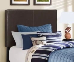 Monarch Faux Leather Twin Bed -DHP Sales Store 810598496 B8