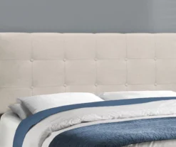 Monarch Linen Tufted Low Profile Bed -DHP Sales Store 810598499 B8