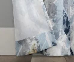 Kennet White & Navy Abstract Room-Darkening 4-Piece Curtain Panel Set, (63") -DHP Sales Store 810598511 B0 3