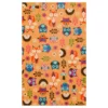 Animal Toss Orange & Multi-Color Area Rug, (5' X 8') 1 Animal Toss Orange & Multi-Color Area Rug, (5' X 8') -DHP Sales Store 810599188 A0 1