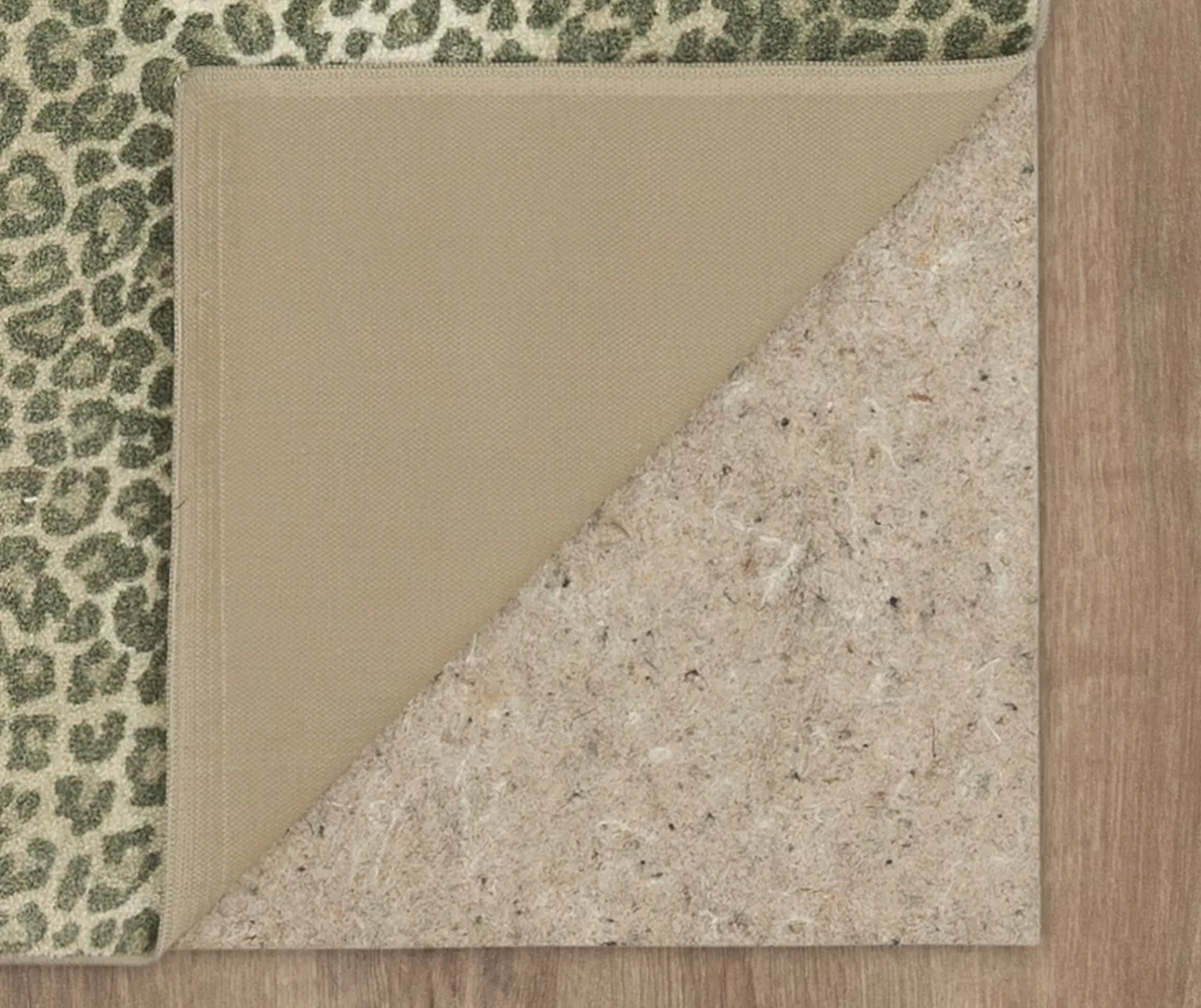 Gray & Tan Leopard Print Area Rug, (4' X 6') 5 Gray & Tan Leopard Print Area Rug, (4' X 6') - Image 3
