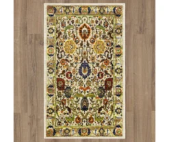 Silvie Cream & Multi-Color Ornamental Area Rug, (3' X 5') -DHP Sales Store 810599797 A0 2