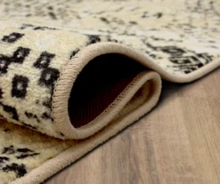 Prale Beige & Black Geometric Area Rug, (2' X 5') -DHP Sales Store 810599812 A8 5