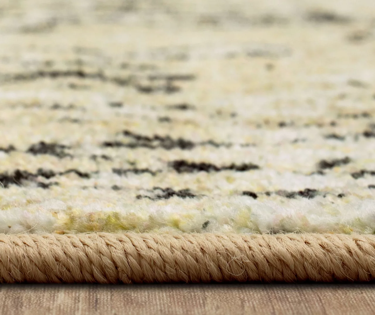 Prale Beige & Black Geometric Area Rug, (2' X 8') 9 Prale Beige & Black Geometric Area Rug, (2' X 8') - Image 7