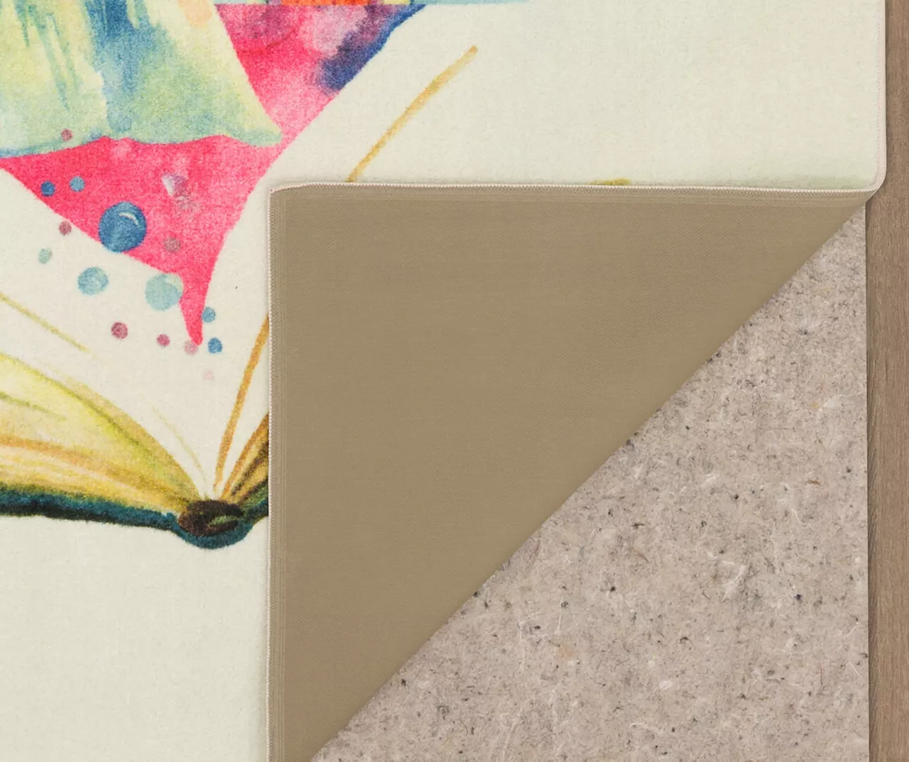 Tell Me A Story Ivory & Blue Area Rug, (8' X 10') 5 Tell Me A Story Ivory & Blue Area Rug, (8' X 10') - Image 3