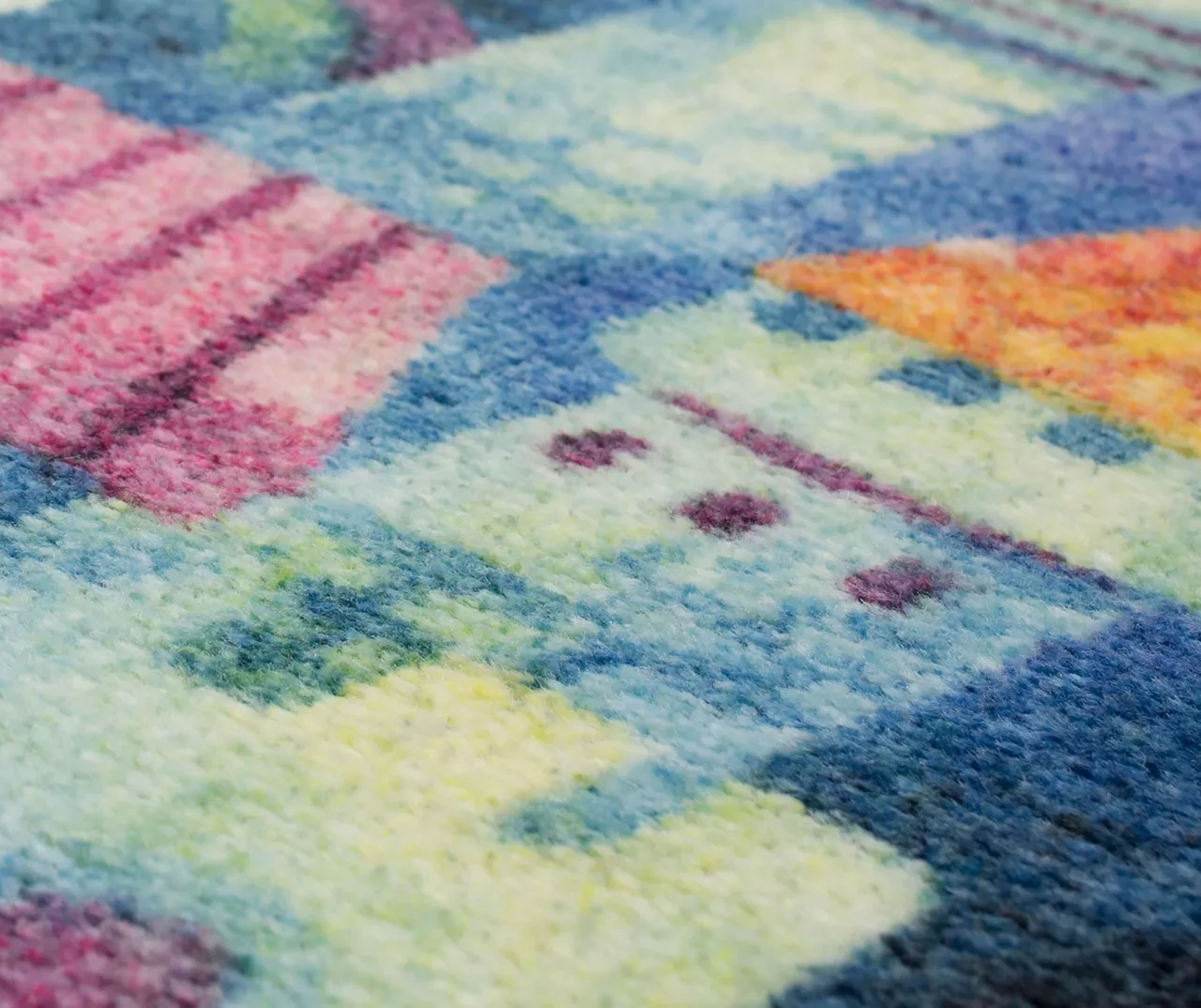 Tell Me A Story Ivory & Blue Area Rug, (8' X 10') 6 Tell Me A Story Ivory & Blue Area Rug, (8' X 10') - Image 4