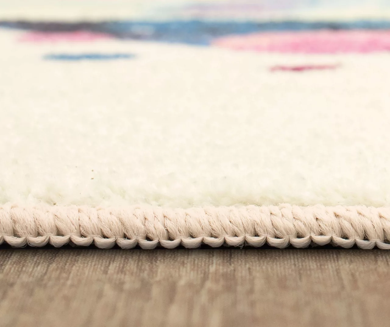 Tell Me A Story Ivory & Blue Area Rug, (8' X 10') 7 Tell Me A Story Ivory & Blue Area Rug, (8' X 10') - Image 5