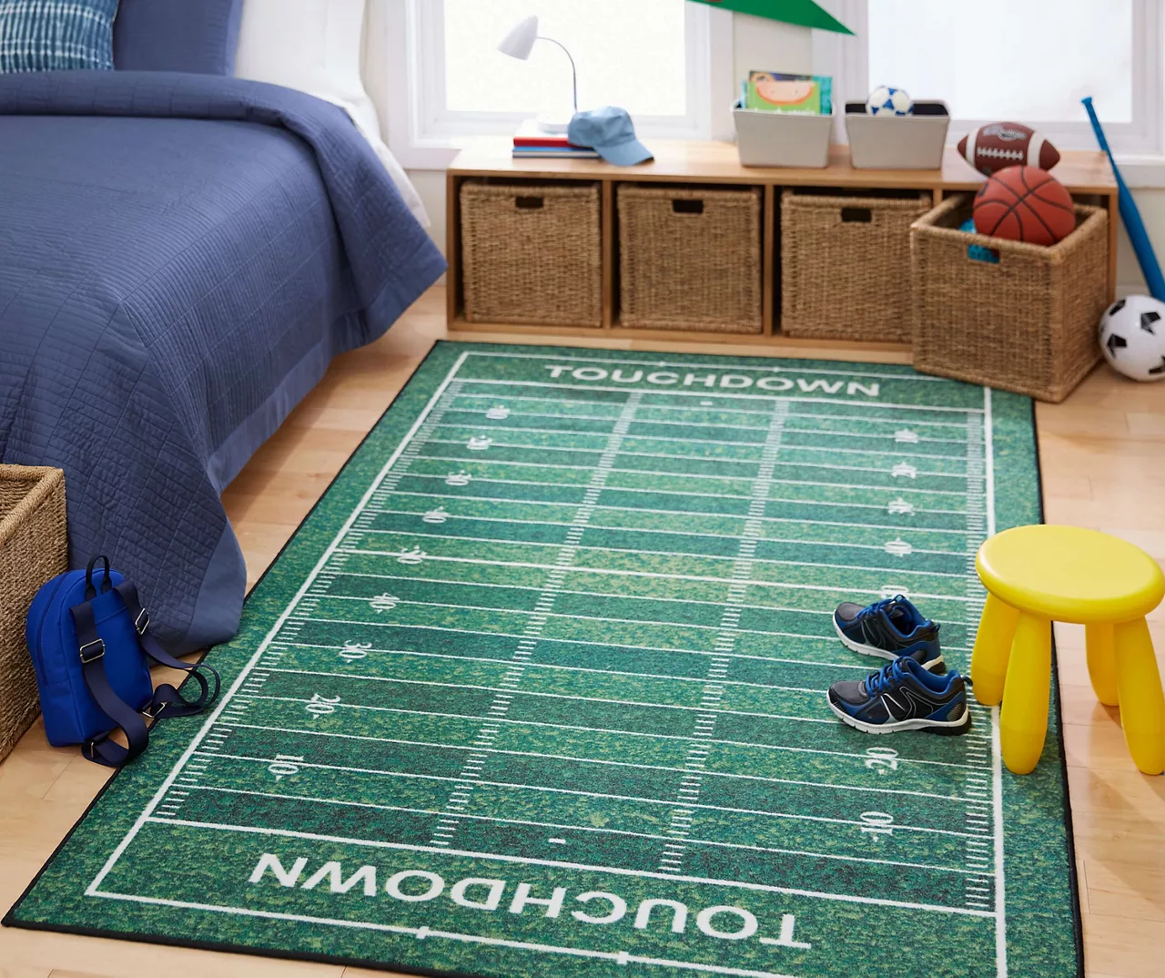 Green Football Yards Area Rug 16 Green Football Yards Area Rug - Image 14