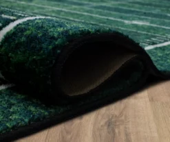 Green Football Yards Area Rug, (3' X 5') 15 Green Football Yards Area Rug, (3' X 5') -DHP Sales Store 810599865 A8 5 1
