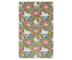 Mohawk Unicorn Wish Gray Multi-Color Area Rug -DHP Sales Store 810599887 A0 1