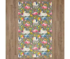 Mohawk Unicorn Wish Gray Multi-Color Area Rug -DHP Sales Store 810599887 A0 2