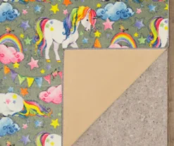 Mohawk Unicorn Wish Gray Multi-Color Area Rug -DHP Sales Store 810599893 A8 2