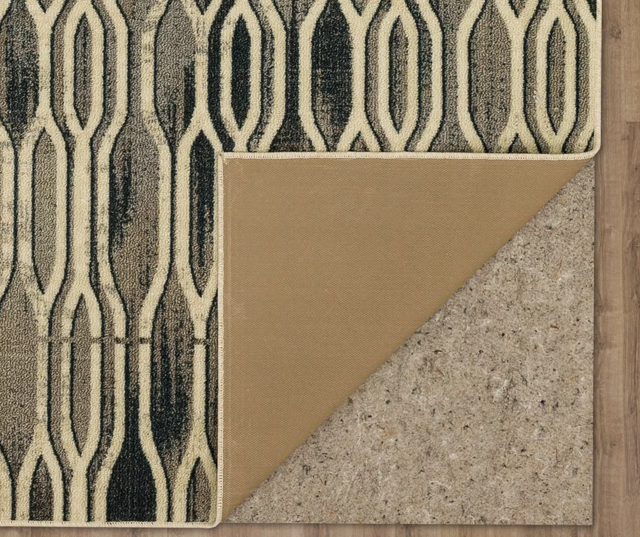 Oaklane Gray & Beige Geo Stripe Area Rug, (2' X 8') 5 Oaklane Gray & Beige Geo Stripe Area Rug, (2' X 8') - Image 3