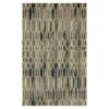 Oaklane Gray & Beige Geo Stripe Area Rug, (7' 6" X 10') -DHP Sales Store 810600269 A0 1