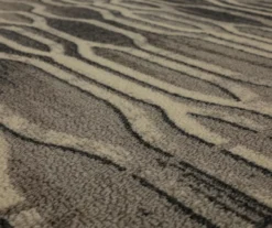 Oaklane Gray & Beige Geo Stripe Area Rug, (7' 6" X 10') 11 Oaklane Gray & Beige Geo Stripe Area Rug, (7' 6" X 10') -DHP Sales Store 810600269 A8 3