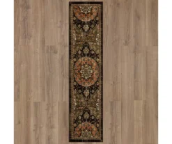 Adelphi Brown Ornamental Floral Area Rug, (2' X 8') 13 Adelphi Brown Ornamental Floral Area Rug, (2' X 8') -DHP Sales Store 810600271 A0 2