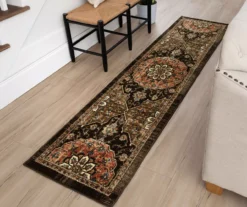 Adelphi Brown Ornamental Floral Area Rug, (2' X 8') 15 Adelphi Brown Ornamental Floral Area Rug, (2' X 8') -DHP Sales Store 810600271 A0 3