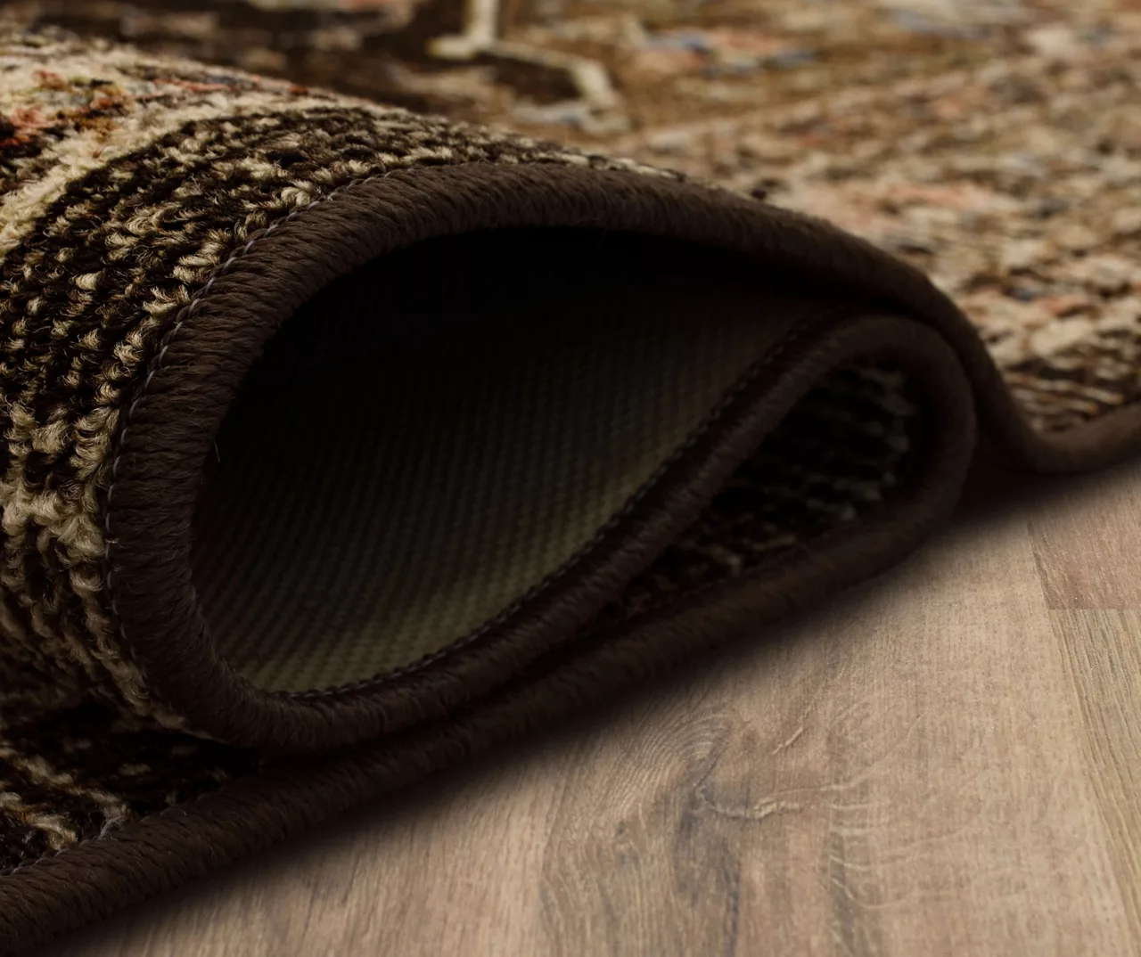 Adelphi Brown Ornamental Floral Area Rug, (2' X 8') 10 Adelphi Brown Ornamental Floral Area Rug, (2' X 8') - Image 8