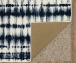 Renly Navy & White Abstract Tie-Dye Area Rug, (2' X 8') 12 Renly Navy & White Abstract Tie-Dye Area Rug, (2' X 8') -DHP Sales Store 810600276 A8 2