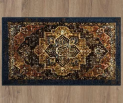 Eason Brown & Navy Ornamental Accent Rug, (20" X 34") -DHP Sales Store 810600282 A0 2