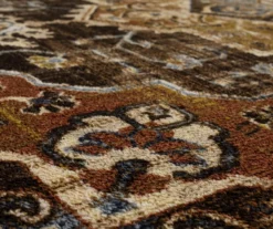 Eason Brown & Navy Ornamental Area Rug, (2' X 8') 14 Eason Brown & Navy Ornamental Area Rug, (2' X 8') -DHP Sales Store 810600283 A8 3