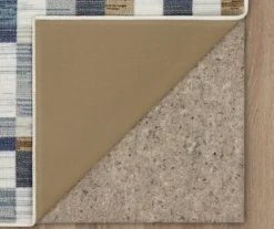 Avenue Blue & White Line Blocks Area Rug, (6' X 9') -DHP Sales Store 810600290 A8 2