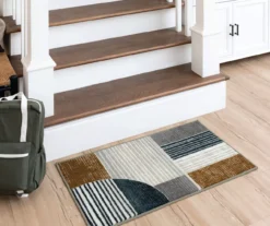 Mohawk Rain Creek Blue & Brown Line Geometric Area Rug -DHP Sales Store 810600292 A0 3