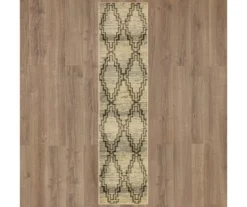 Ronson Gray & Beige Geometric Area Rug, (2' X 8') 13 Ronson Gray & Beige Geometric Area Rug, (2' X 8') -DHP Sales Store 810600303 A0 2