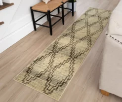 Ronson Gray & Beige Geometric Area Rug, (2' X 8') 14 Ronson Gray & Beige Geometric Area Rug, (2' X 8') -DHP Sales Store 810600303 A0 3