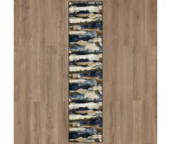 Redondo Blue & Brown Abstract Area Rug, (2' X 8') 12 Redondo Blue & Brown Abstract Area Rug, (2' X 8') -DHP Sales Store 810600308 A0 2