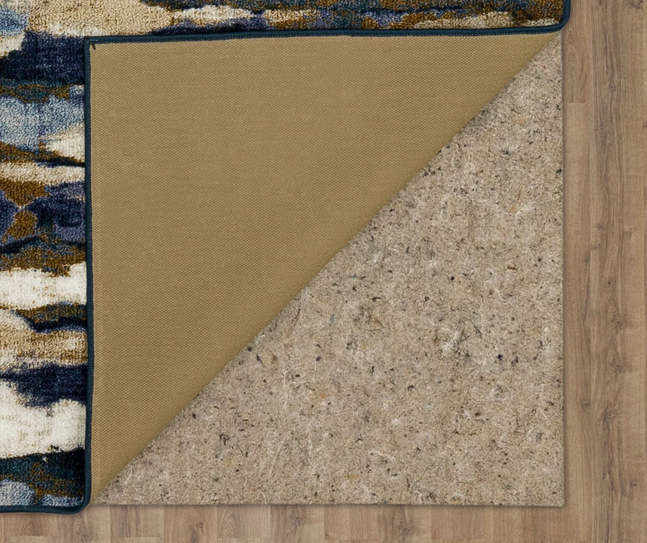 Redondo Blue & Brown Abstract Area Rug, (2' X 8') 6 Redondo Blue & Brown Abstract Area Rug, (2' X 8') - Image 4