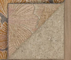 Treasured Garden Rust & Gray Botanical Outdoor Area Rug, (2.5' X 6') -DHP Sales Store 810600311 A8 2