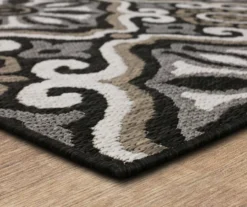 Waterside Dark Gray & Taupe Geometric Outdoor Area Rug, (8' X 10') -DHP Sales Store 810600321 A8 1