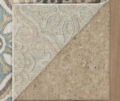 Waterside Light Gray & Turquoise Geometric Outdoor Area Rug, (2.5' X 6') -DHP Sales Store 810600322 A8 2