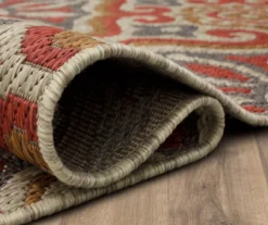 Waterside Rust & Tan Geometric Outdoor Area Rug, (2.5' X 6') -DHP Sales Store 810600330 A8 5