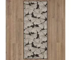 Treasured Garden Dark Gray & White Botanical Outdoor Area Rug, (2.5' X 6') 14 Treasured Garden Dark Gray & White Botanical Outdoor Area Rug, (2.5' X 6') -DHP Sales Store 810600350 A0 2