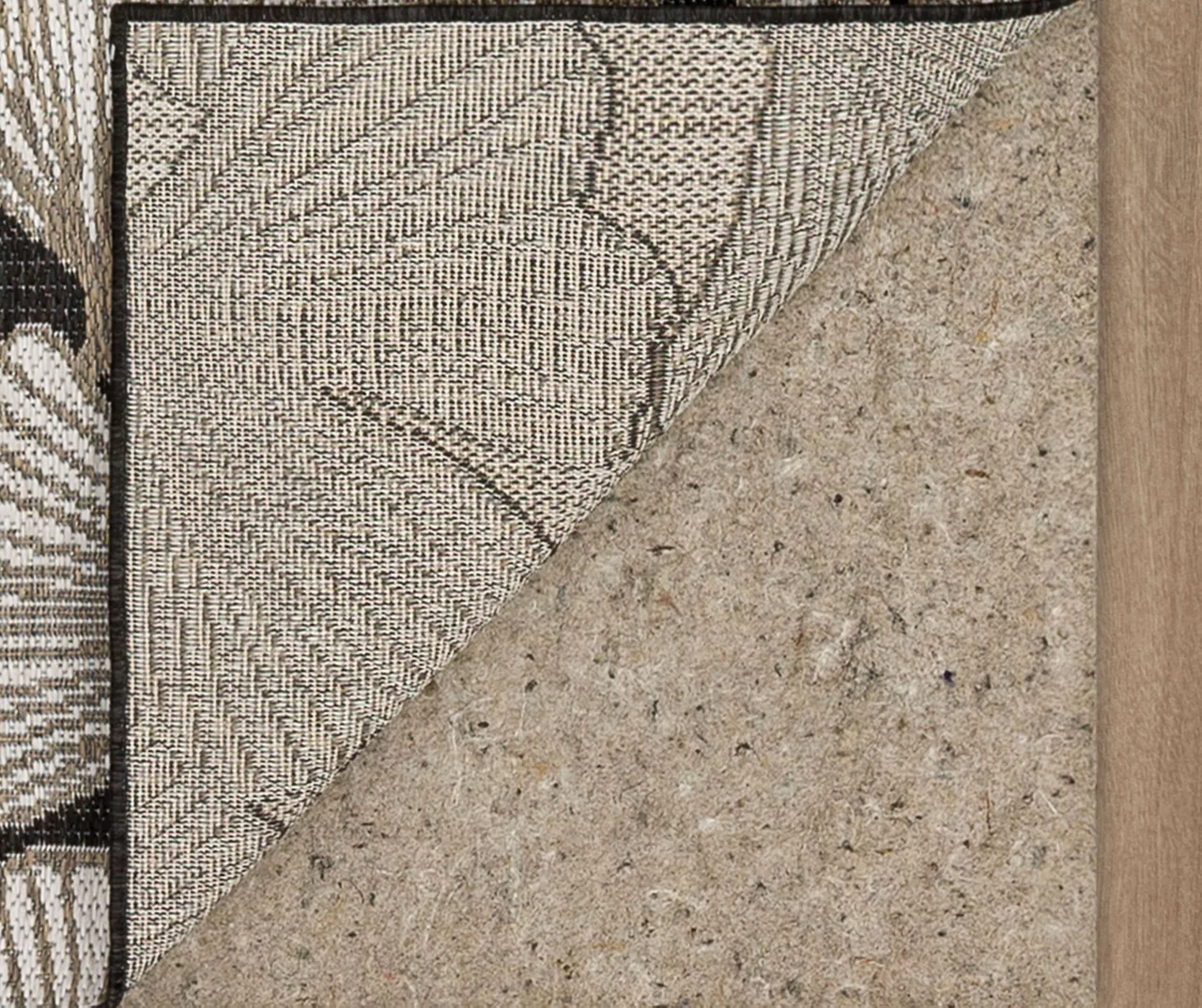 Treasured Garden Dark Gray & White Botanical Outdoor Area Rug, (2.5' X 6') 5 Treasured Garden Dark Gray & White Botanical Outdoor Area Rug, (2.5' X 6') - Image 3