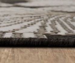 Treasured Garden Dark Gray & White Botanical Outdoor Area Rug, (2.5' X 6') 18 Treasured Garden Dark Gray & White Botanical Outdoor Area Rug, (2.5' X 6') -DHP Sales Store 810600350 A8 4