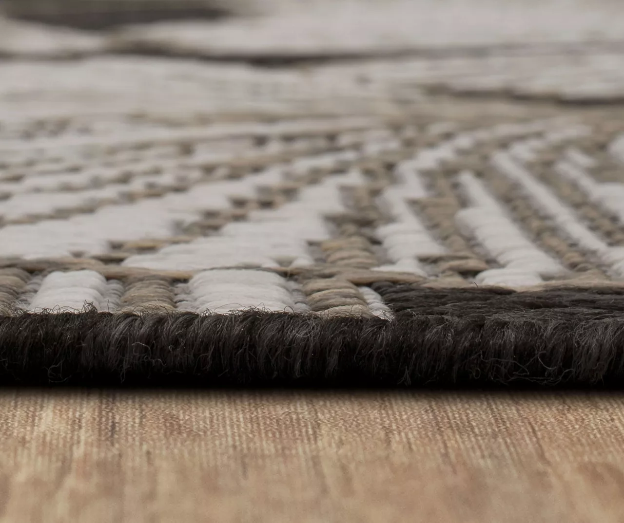 Treasured Garden Dark Gray & White Botanical Outdoor Area Rug, (2.5' X 6') 10 Treasured Garden Dark Gray & White Botanical Outdoor Area Rug, (2.5' X 6') - Image 8